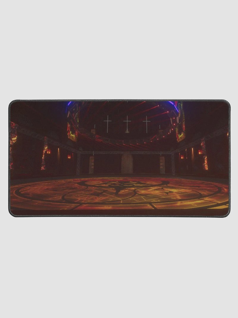 Lucifer's Lounge Vrchat Picture 2 Desk Mat