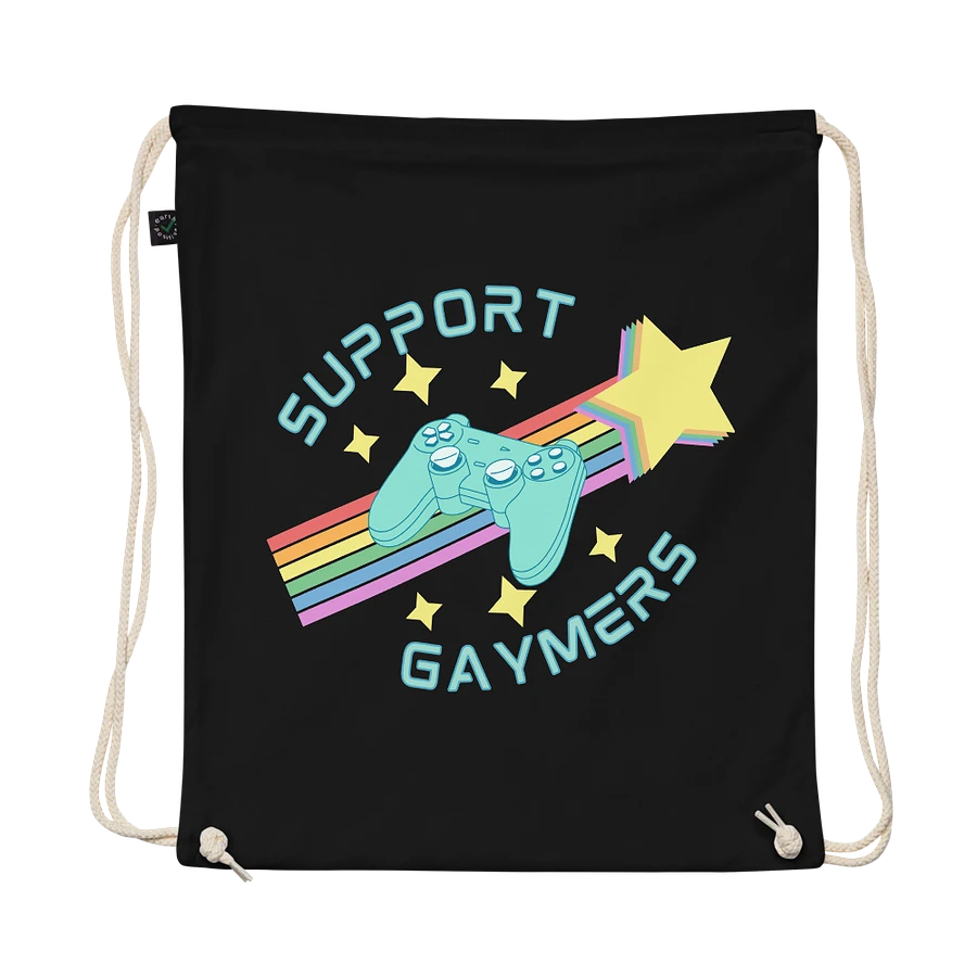 Support Gaymers Pride Draw String Bag product image (1)