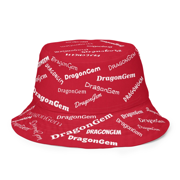 DragonGem Red Reversible Bucket Hat product image (1)
