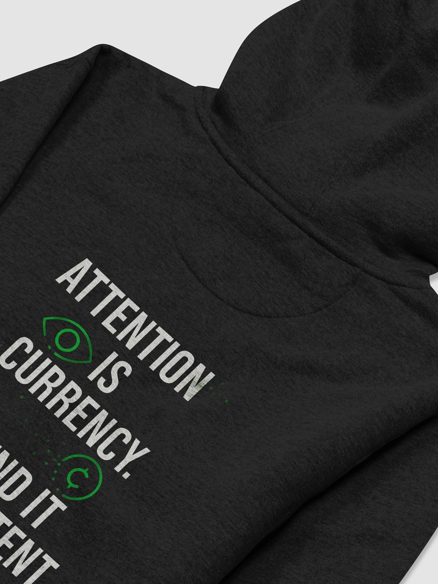 Attention is currency spend it with intent Hoodie B product image (35)