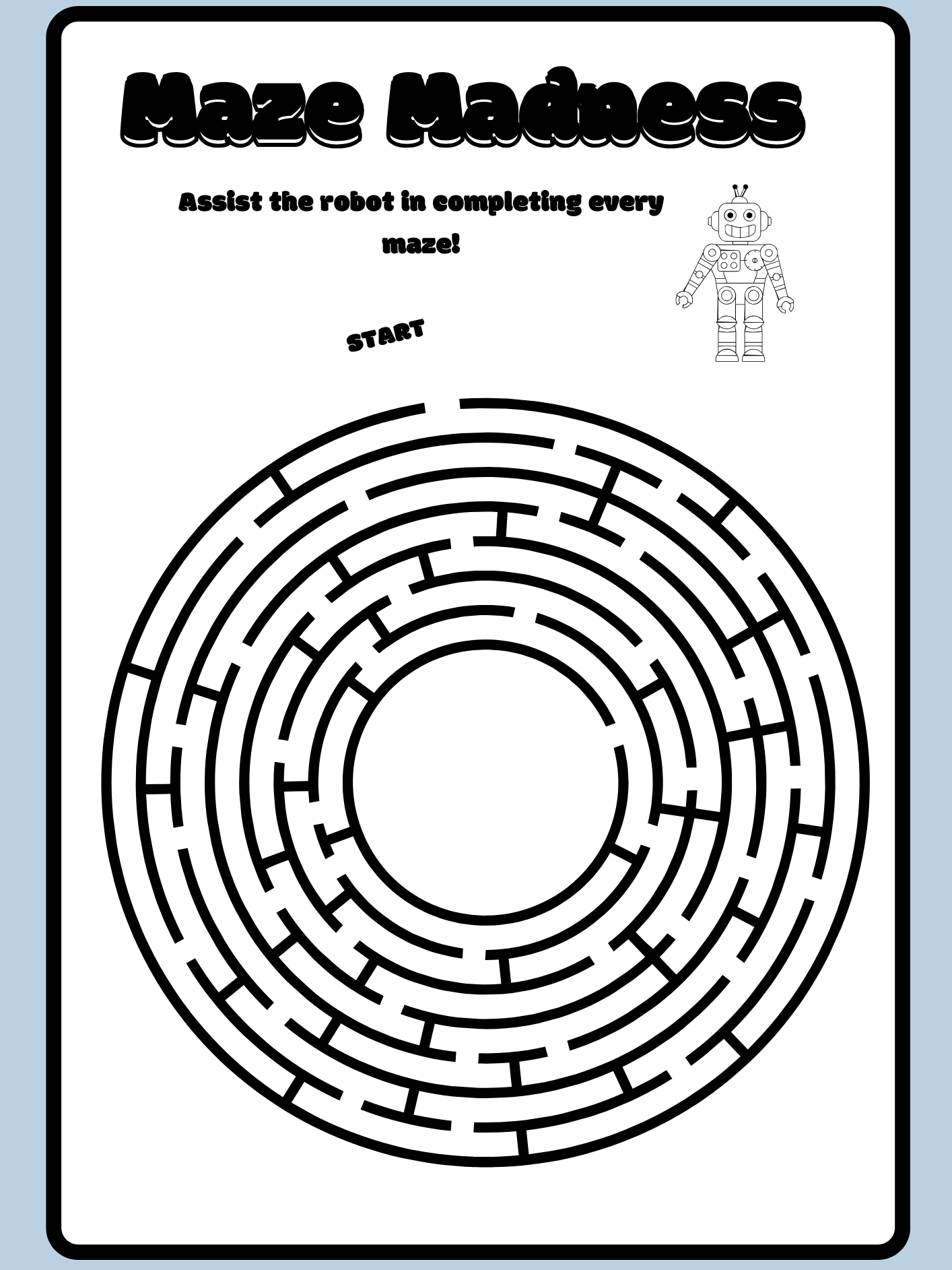Fun Robot Adventures Activity Worksheets product image (5)