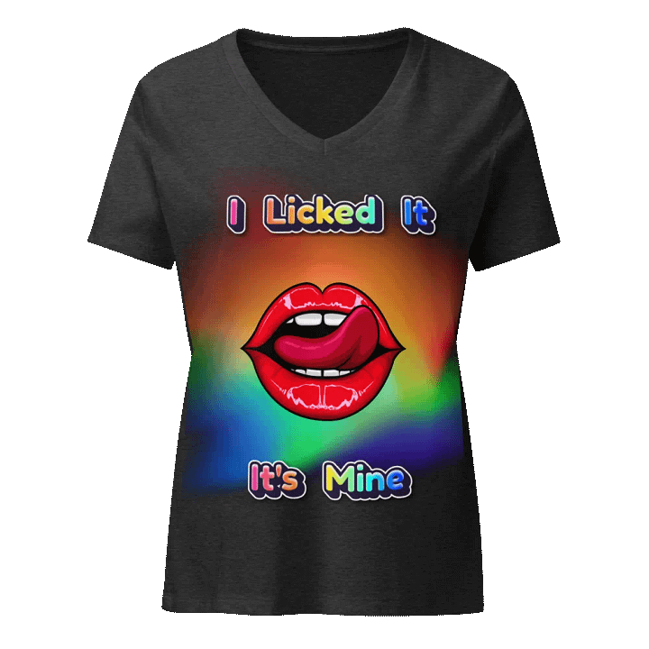 I Licked It, It's Mine V - Neck Version 2 product image (1)