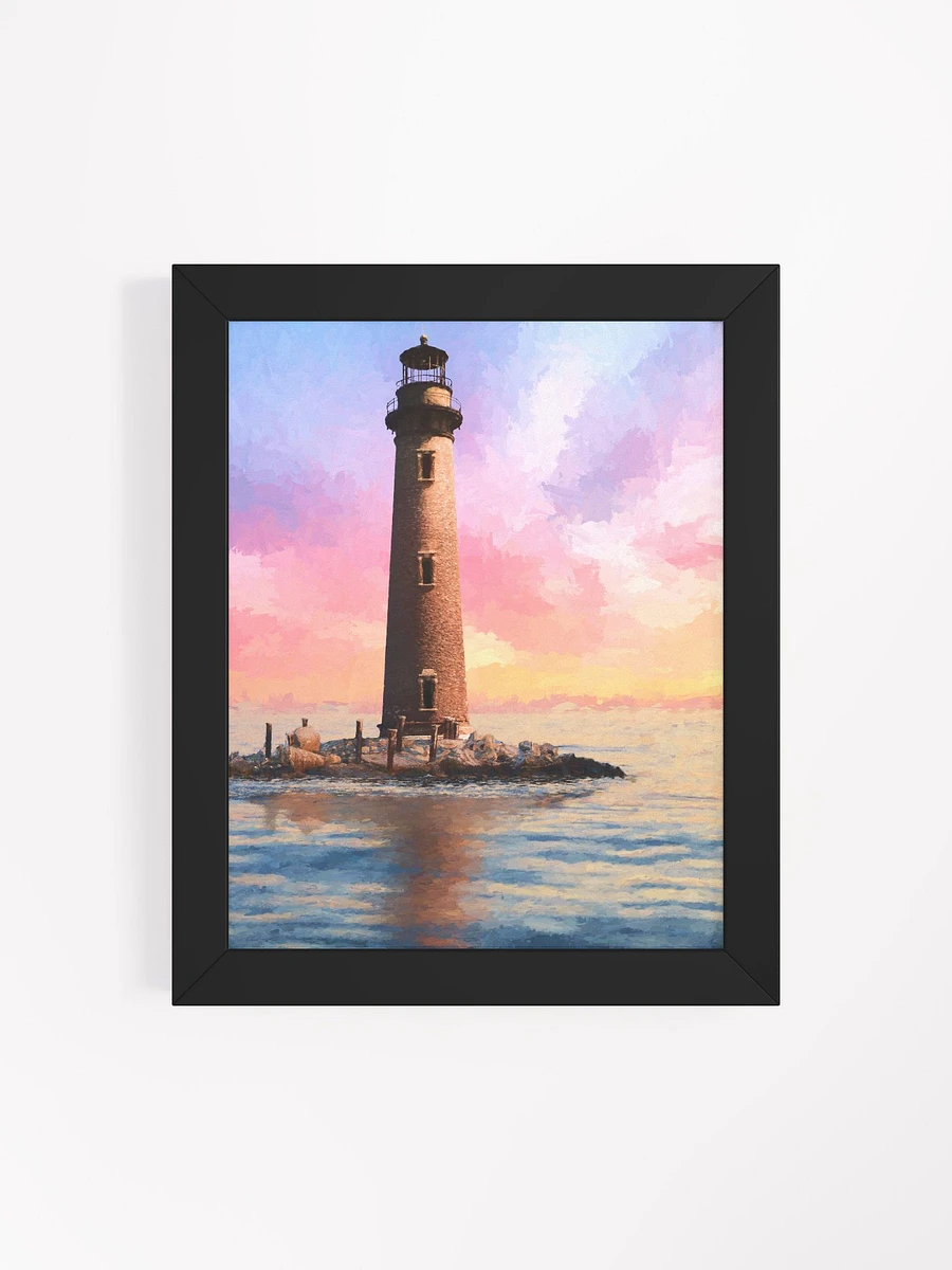 Sand Island Lighthouse – Mobile Alabama Framed Poster product image (76)