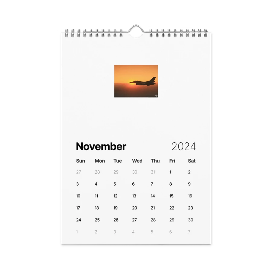 F-16: 2024 Wall Calendar product image (16)
