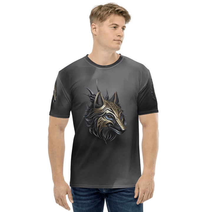 Black & Gold Fox T shirt product image (1)