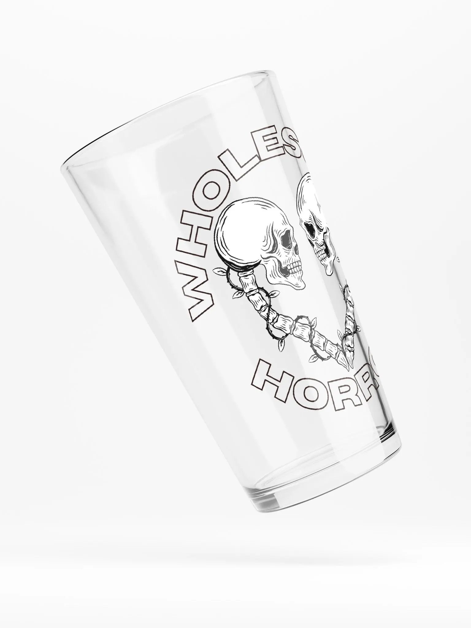 Wholesome Horror Pint Glass product image (4)