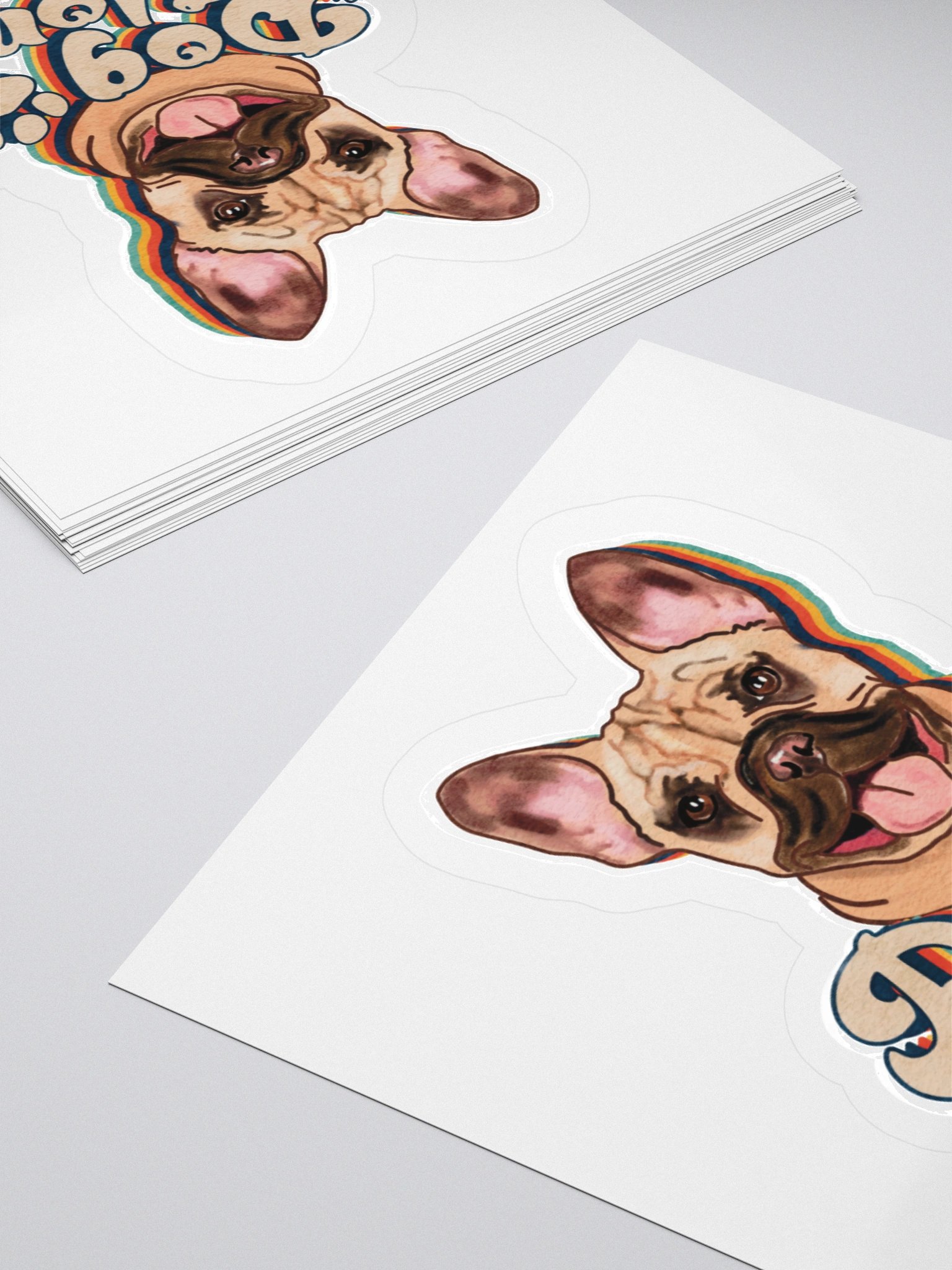 French Bulldog Dog Mom Sticker product image (11)