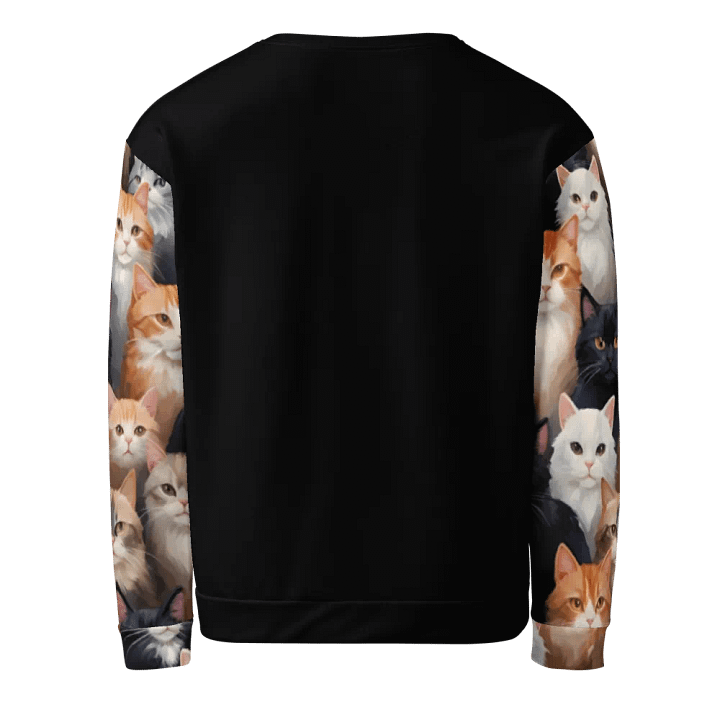 Purrfectly Adorable Cat Lovers Unisex Sweatshirt product image (2)