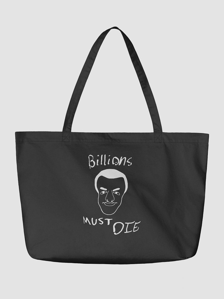 Billions Must Die Tote Bag BLACK product image (2)