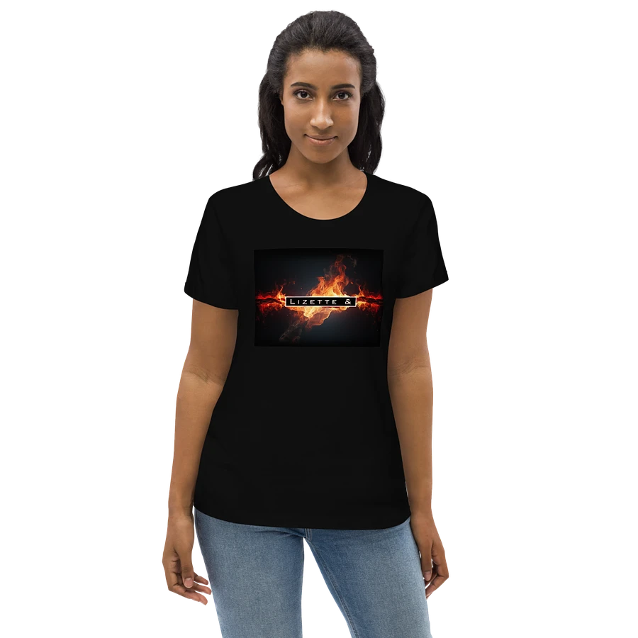 Lizette & logo on fire womens tee (EU only) product image (4)