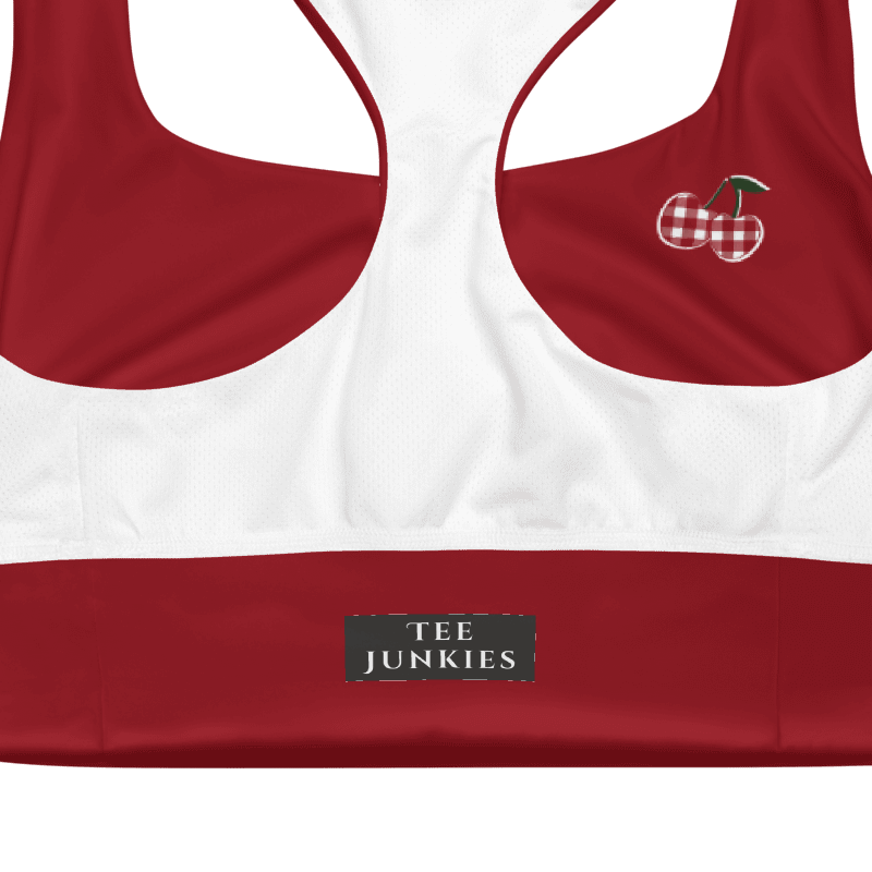 Gingham Cherry Sports Bra product image (6)
