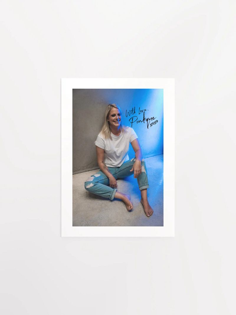 Signed Pinkque Matte Poster