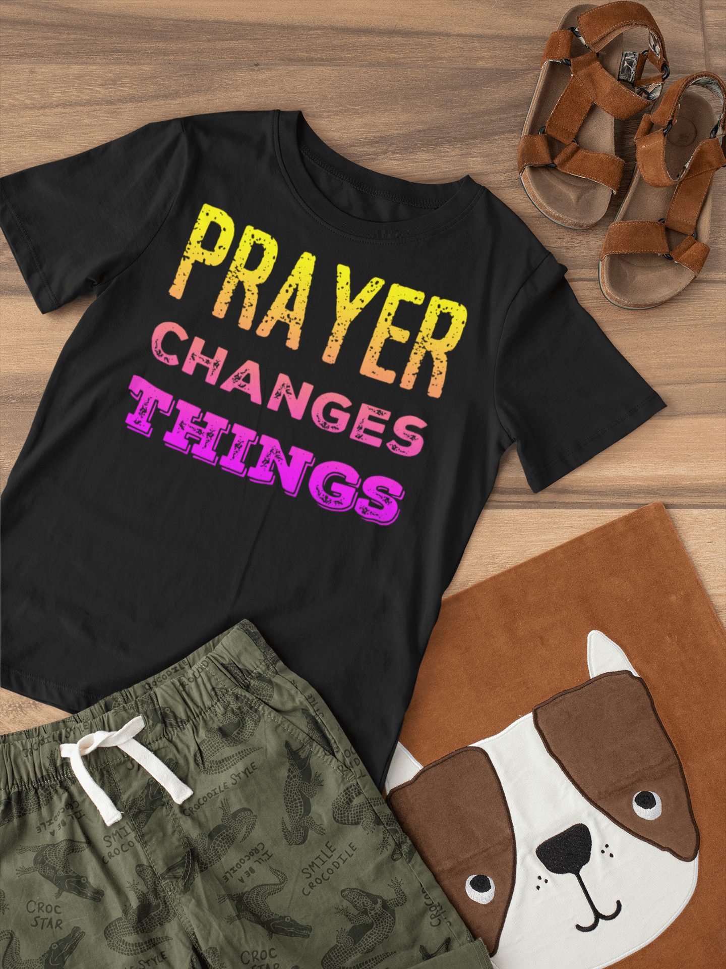 Christian Shirt Prayer Changes Things product image (1)