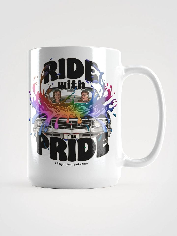 Ride with Pride White Mug product image (1)