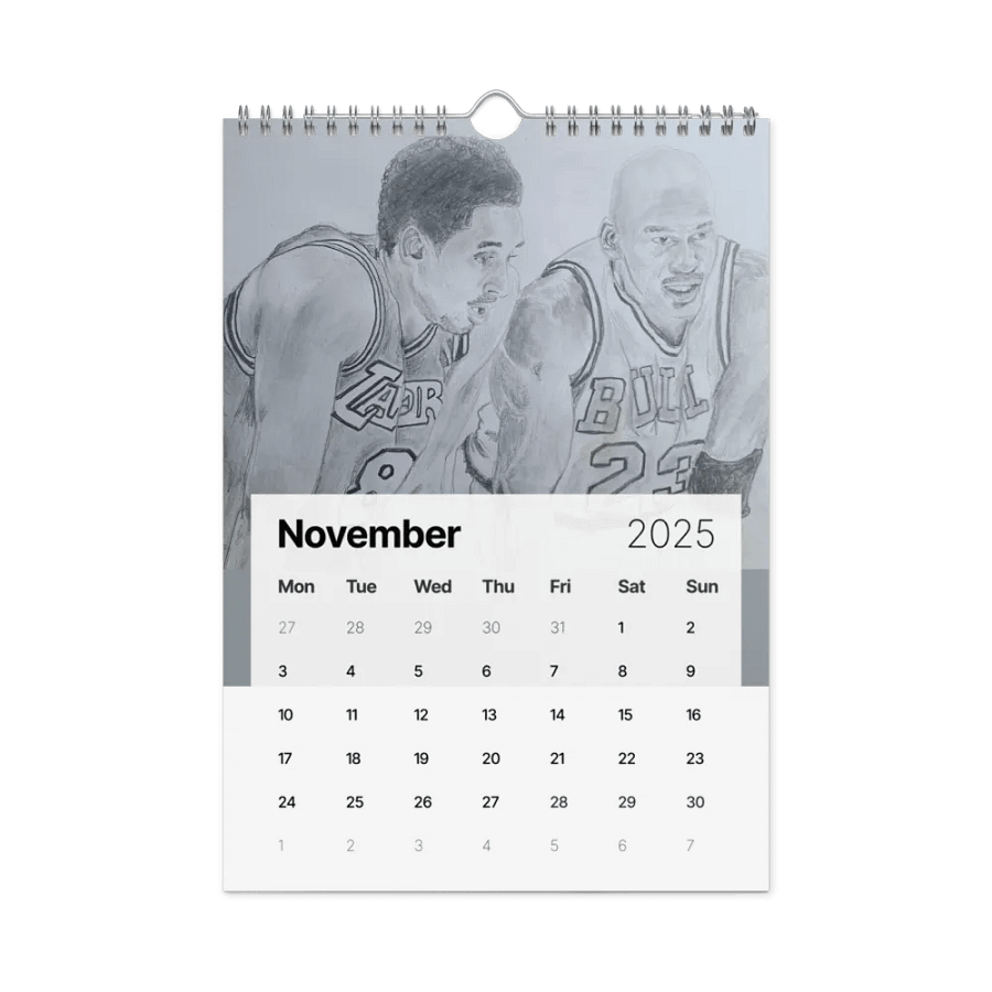 Legends of the Court 2025 Calendar product image (11)