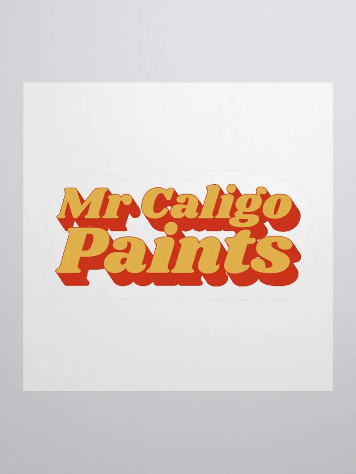 Mr Caligo Paints - Kiss Cut Sticker product image (3)
