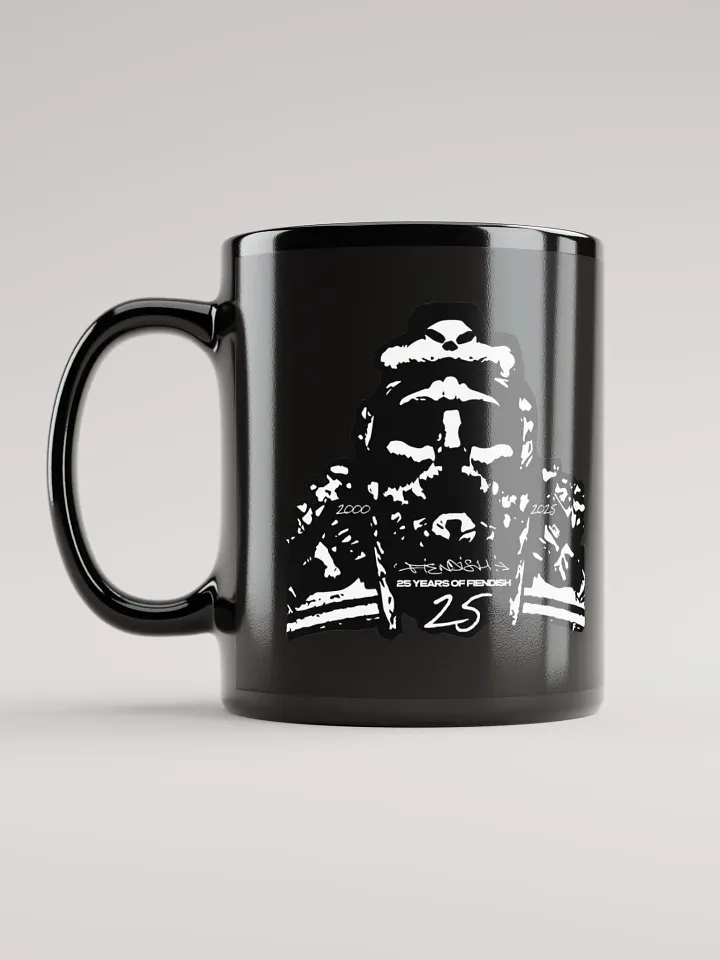 FIENDISH '25 YEARS OF FIENDISH' Black Gloss Mug (11oz) product image (2)