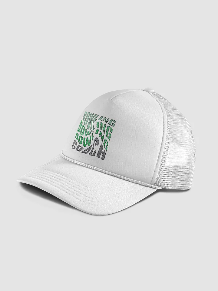 Mess Swirl Bowling Coach Wavy Distortion Trucker Hat Edition product image (2)