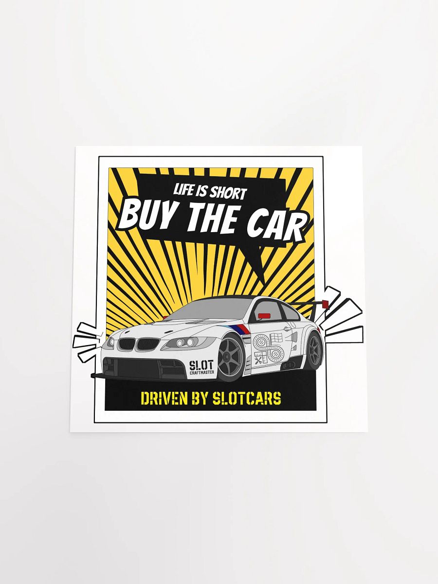 Life is Short Racing Car Poster product image (15)