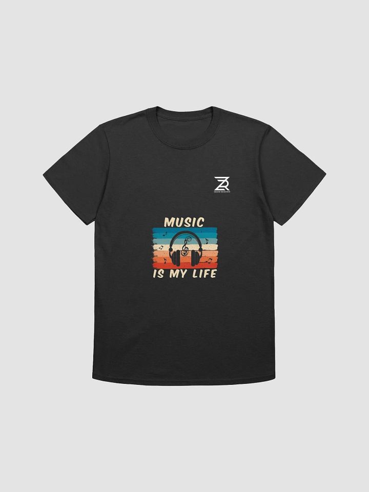 Music is my life T-shirt product image (1)