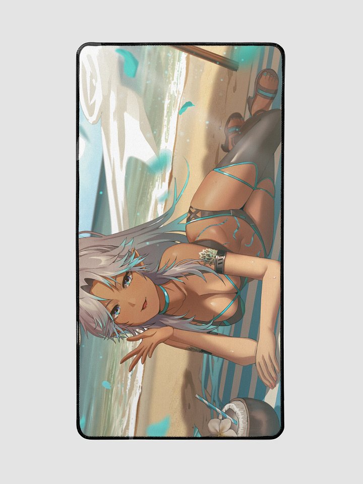 Twilight Drift: Tidesong Desk Mat 15.5" x 31.5" product image (2)