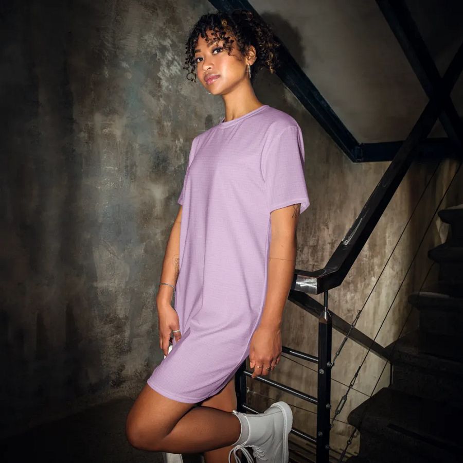 Abstract Pink Fantastic T Shirt Dress product image (3)
