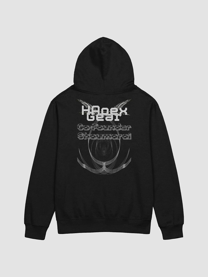Midweight Hoodie - Co Founder Shaumarai - White HApex Gear White Logo product image (9)
