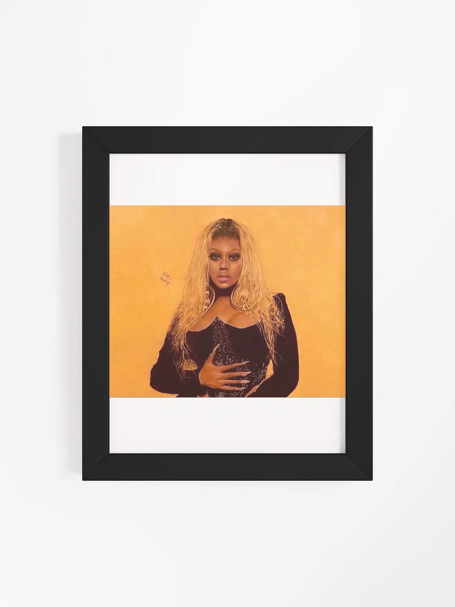 Nicki Minaj Colored Pencil Drawing Framed Print product image (14)