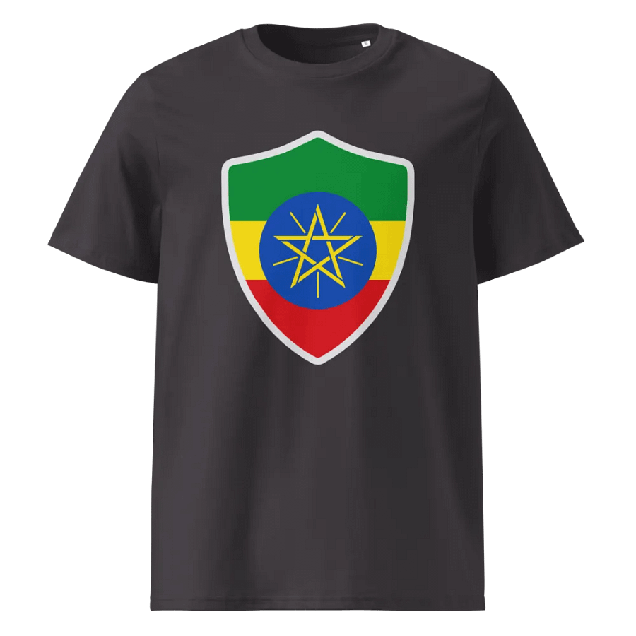 Ethiopian Pride Emblem Organic Tee product image (5)