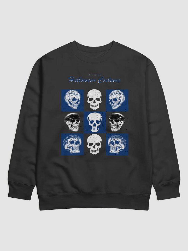 Skull Grid Halloween Sweatshirt product image (1)