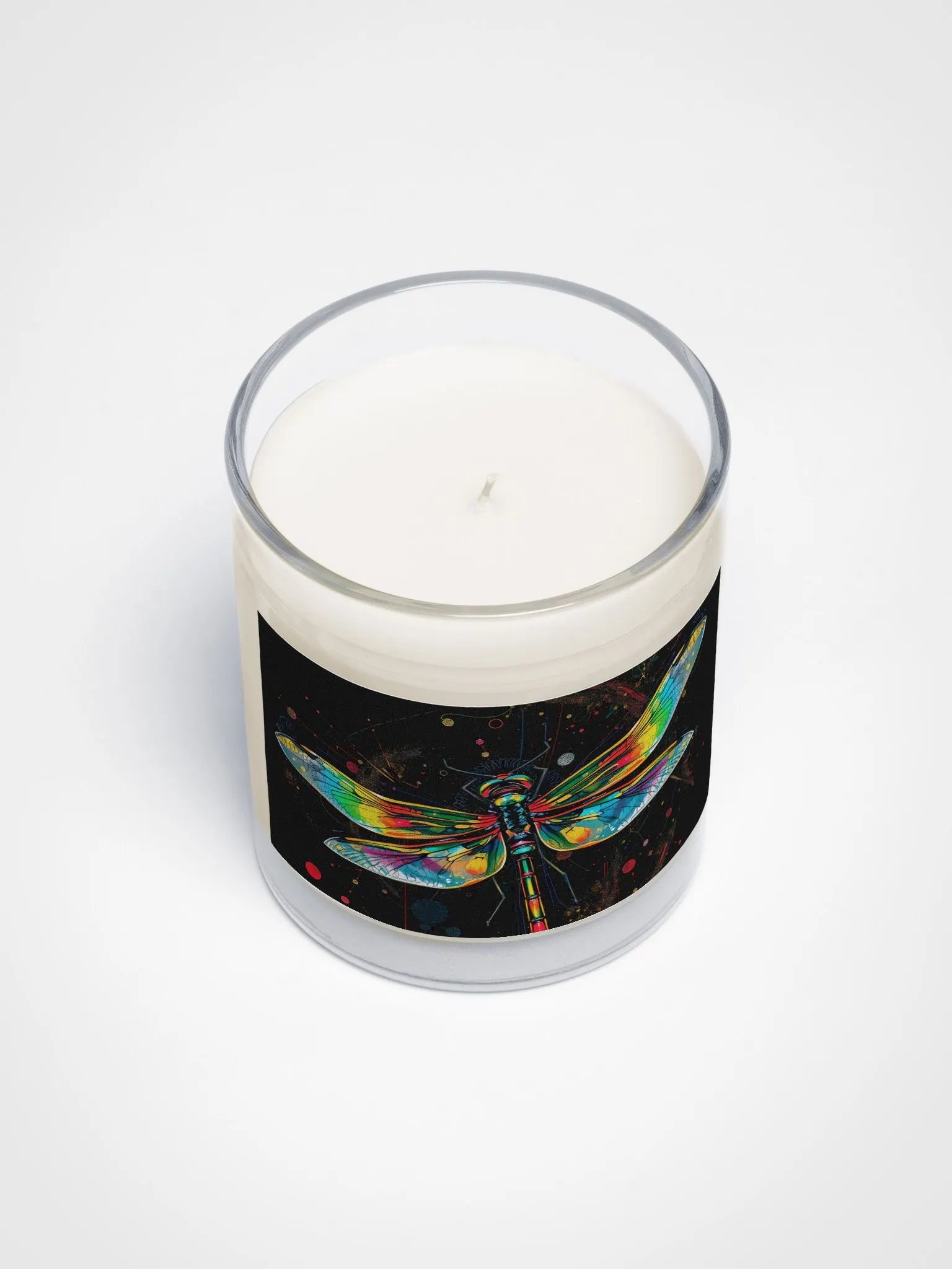 Vibrant Dragonfly Soy Wax Candle product image (3)