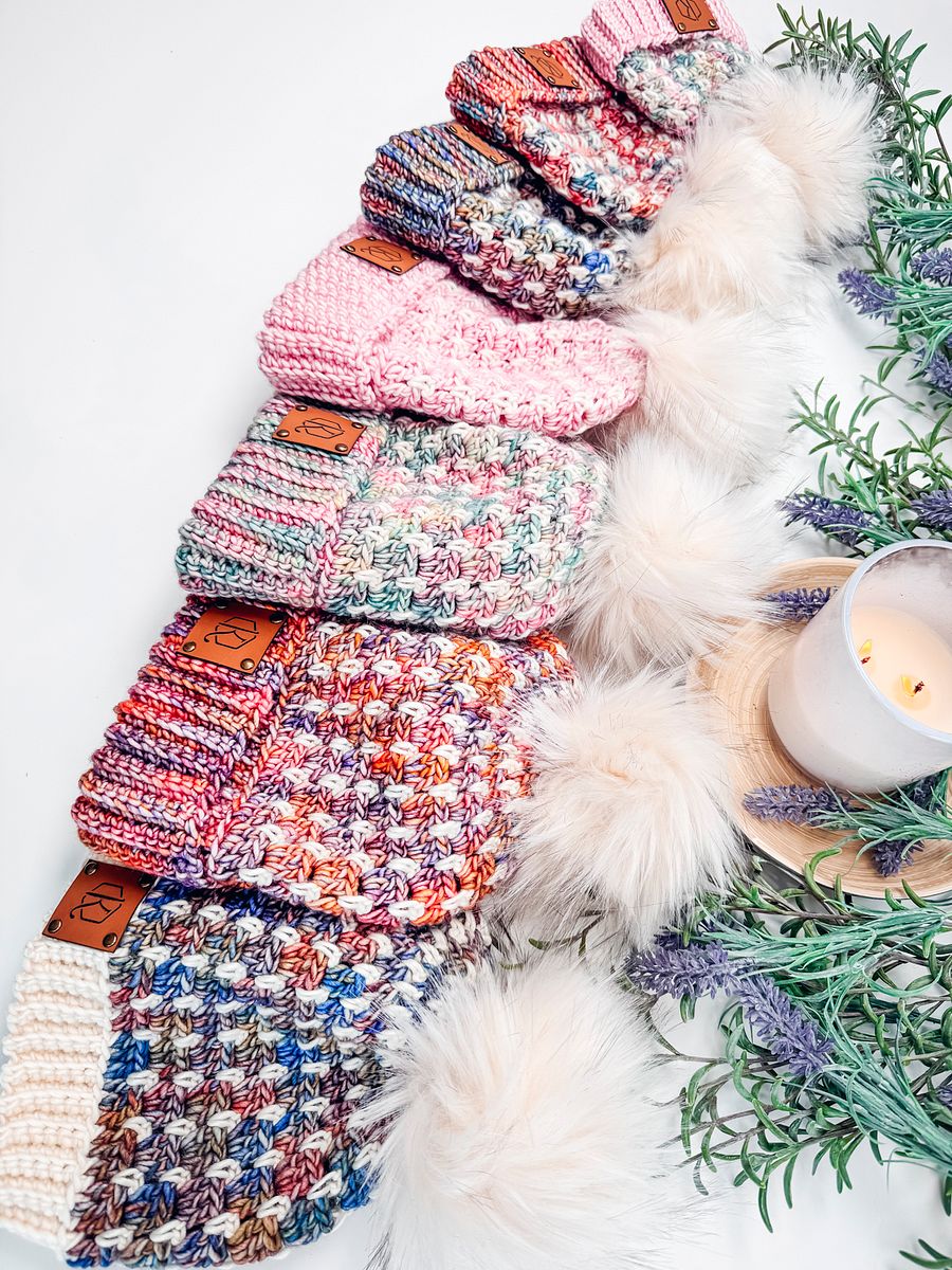 Block Stitch Crochet Hat Pattern, 7 Sizes + Video Tutorial product image (8)