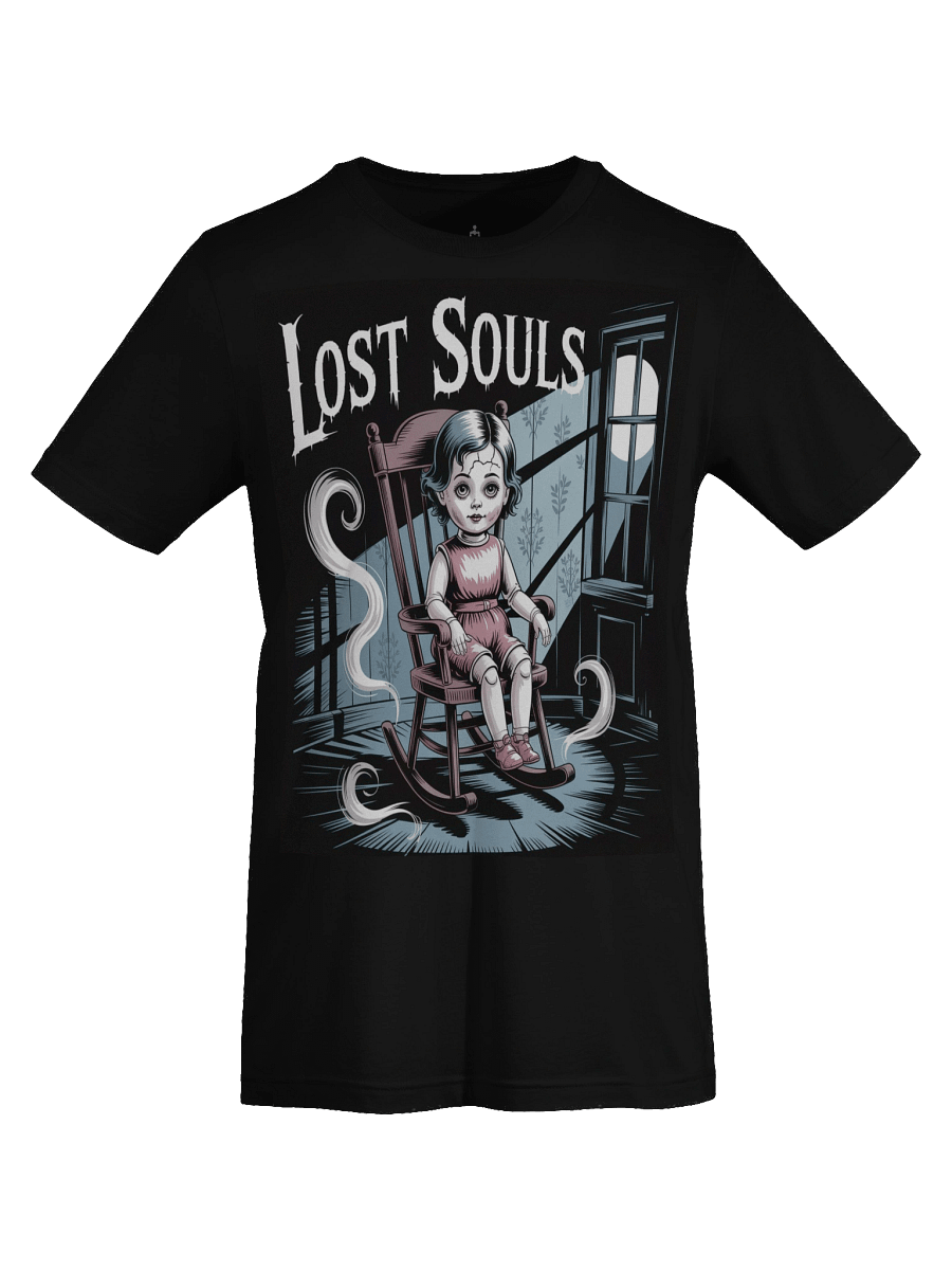 Lost Souls Unisex Supersoft T-Shirt by Midnight Veil Designs - Gothic Black, Red & More product image (7)