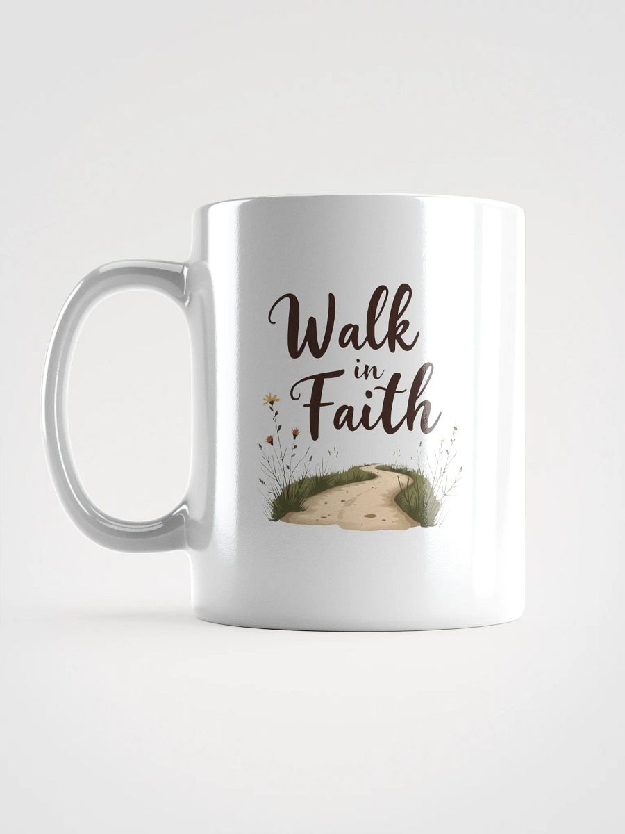 Faithful Path White Glossy Mug product image (6)