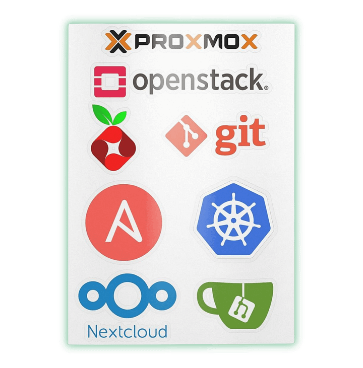 Homelab Sticker Sheet product image (1)