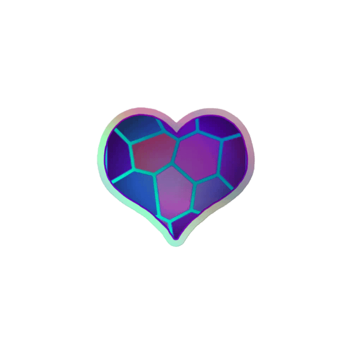 DiesmaHeart OG Kiss-Cut Holo Sticker product image (1)