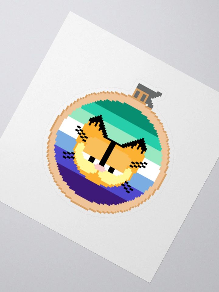 Garfield cross stitch sticker (gay) product image (2)