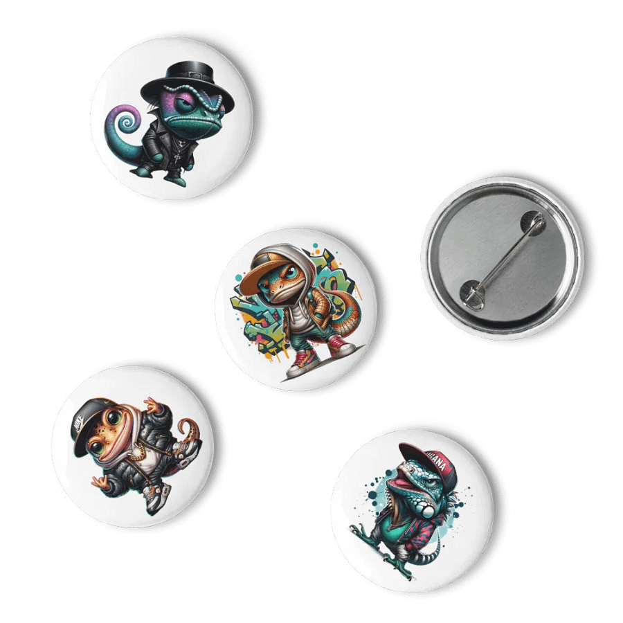 Rebellious Lizards Pin Set product image (9)