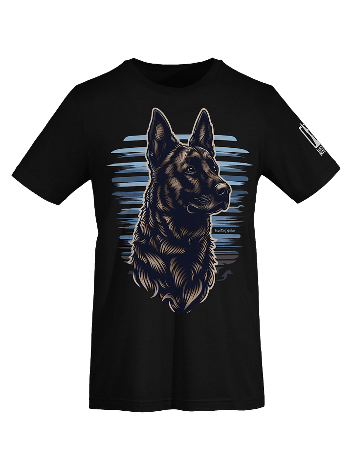 Noble Dutch Shepherd Portrait - Premium Unisex T-shirt product image (5)