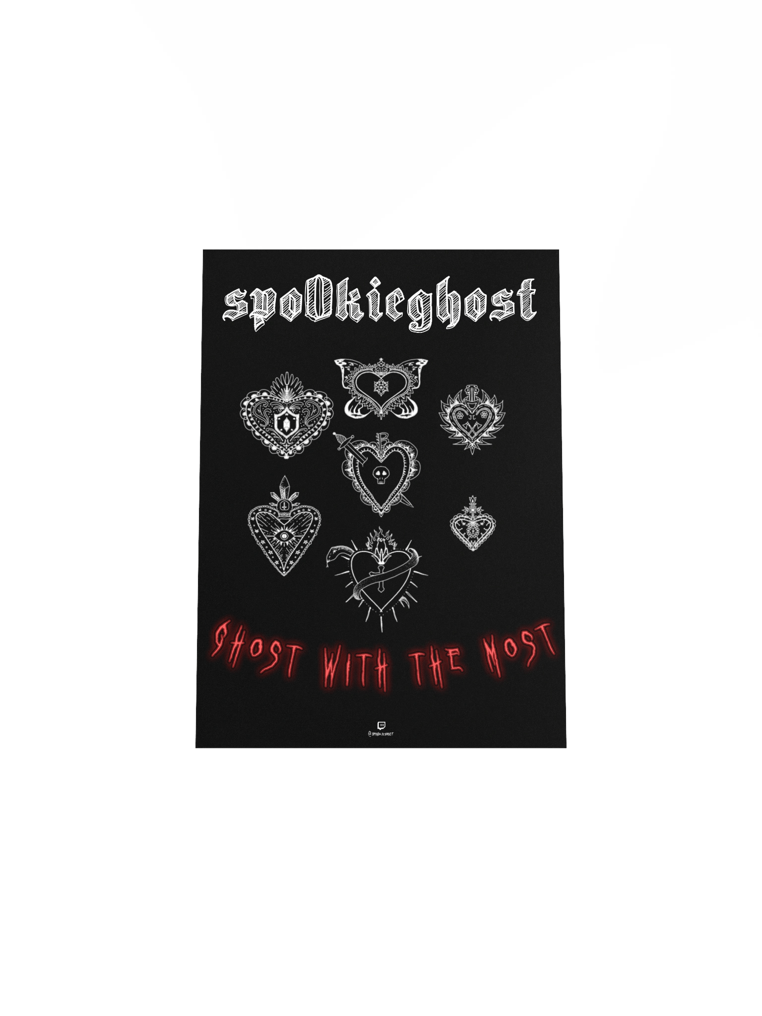 spo0kieghost "SACRED HEARTS" poster product image (29)