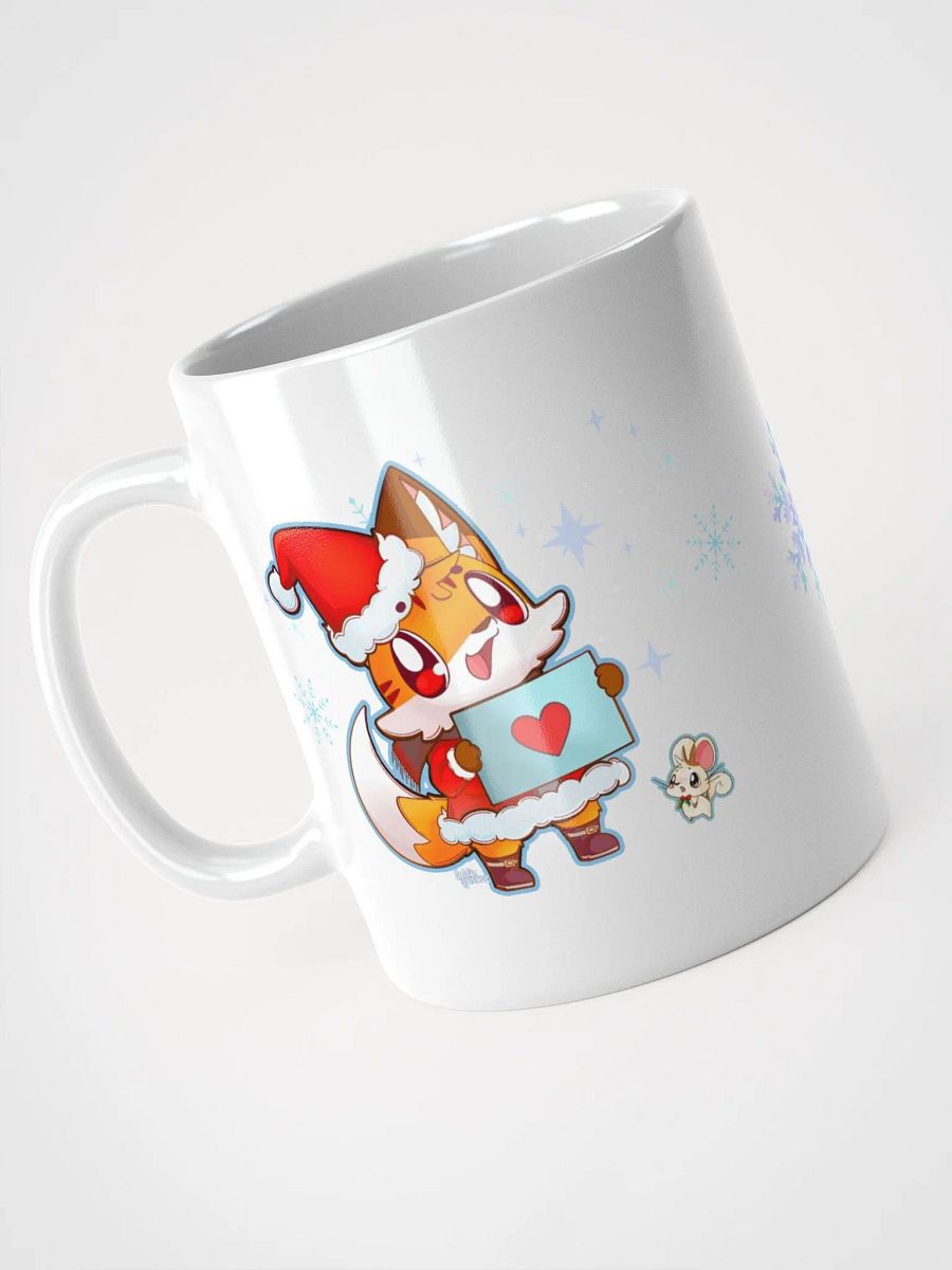 🦊🐭 Happy Holidays from Tots and Mitt ❄️White Mug Option 1 product image (4)