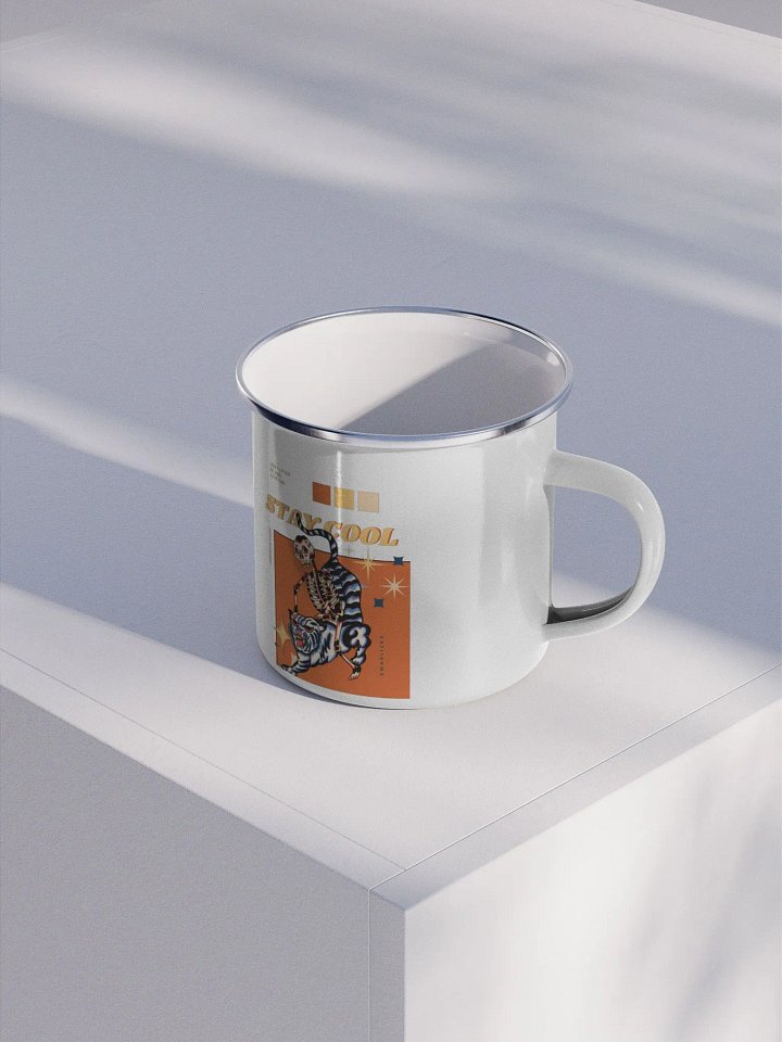Stay cool Enamel mug product image (2)