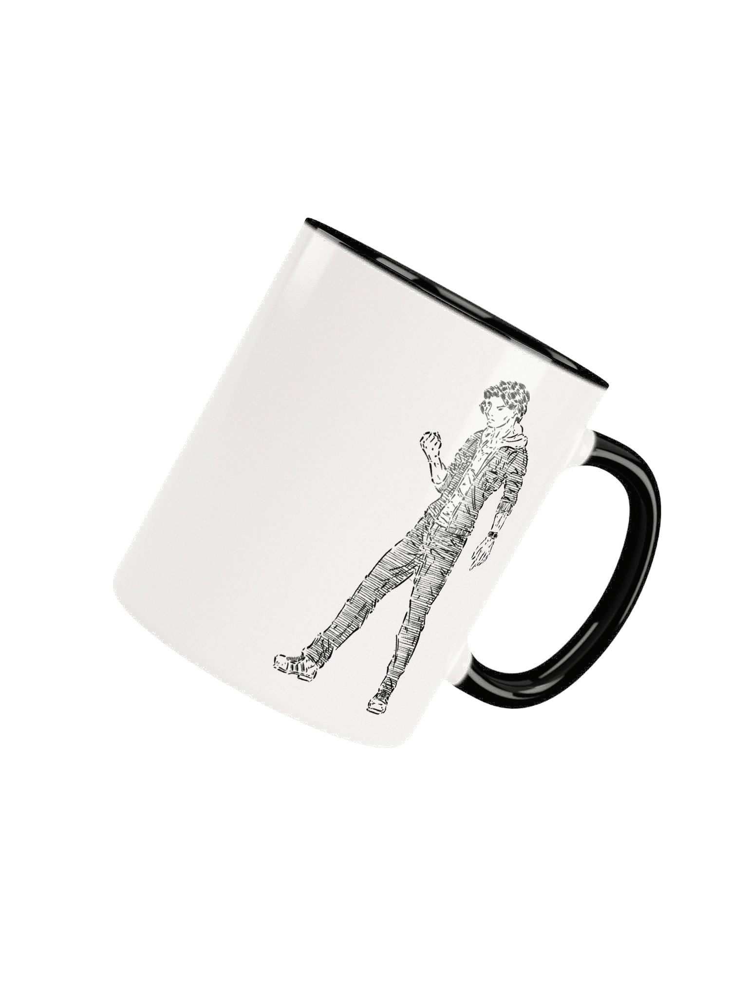MEIFUMADO | Naoki | Black & White Mug product image (4)