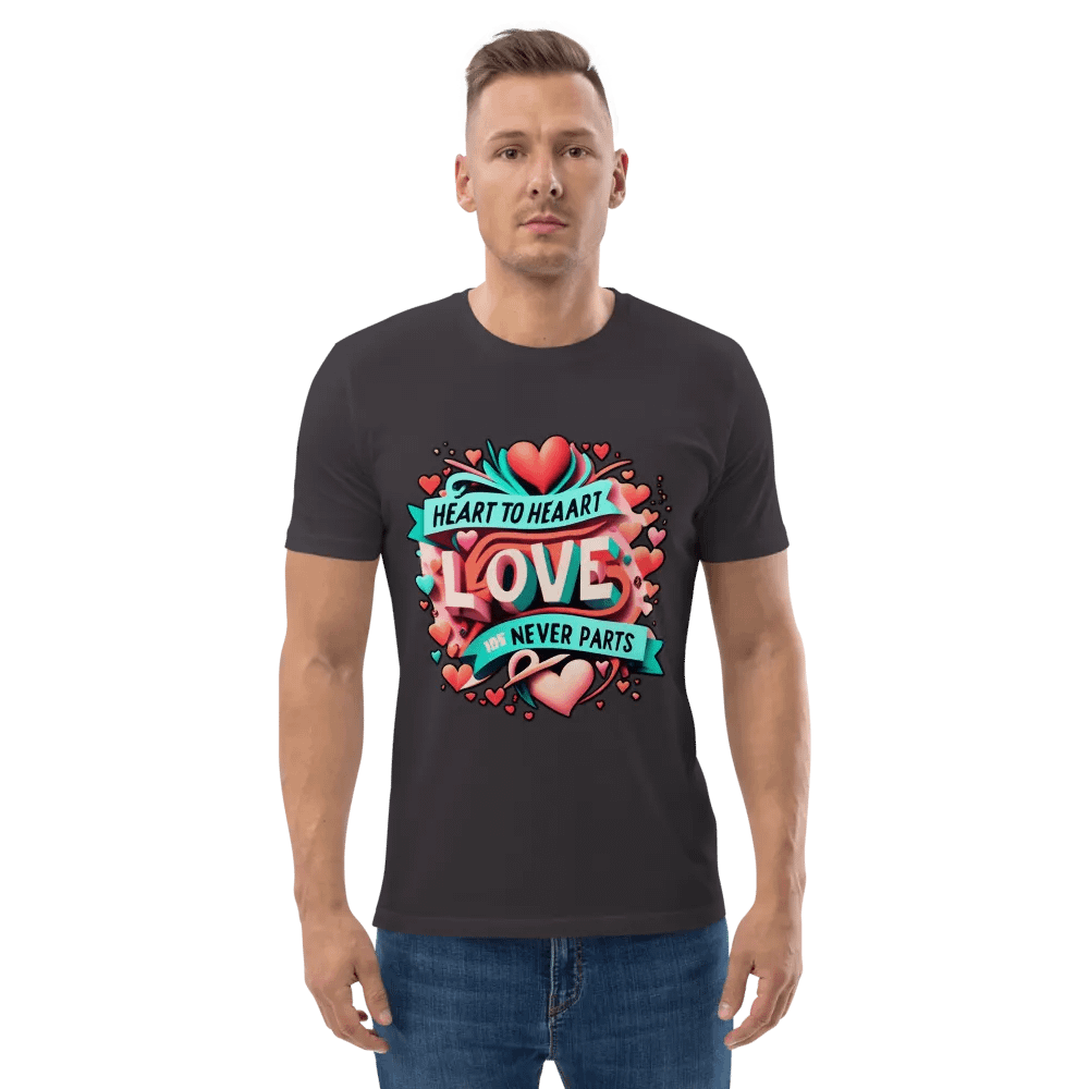 Heart to Heart, love never parts T-shirt product image (3)