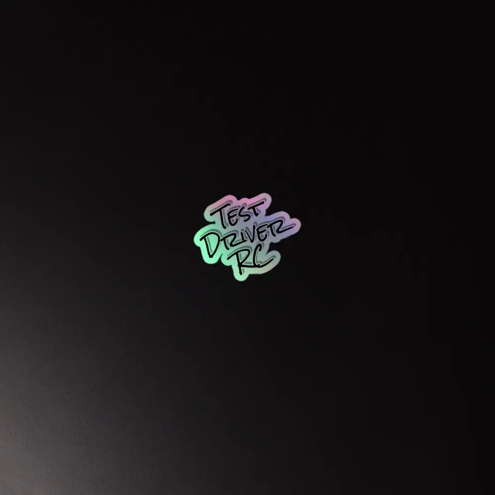 Test Driver RC HOLO STICKER product image (2)