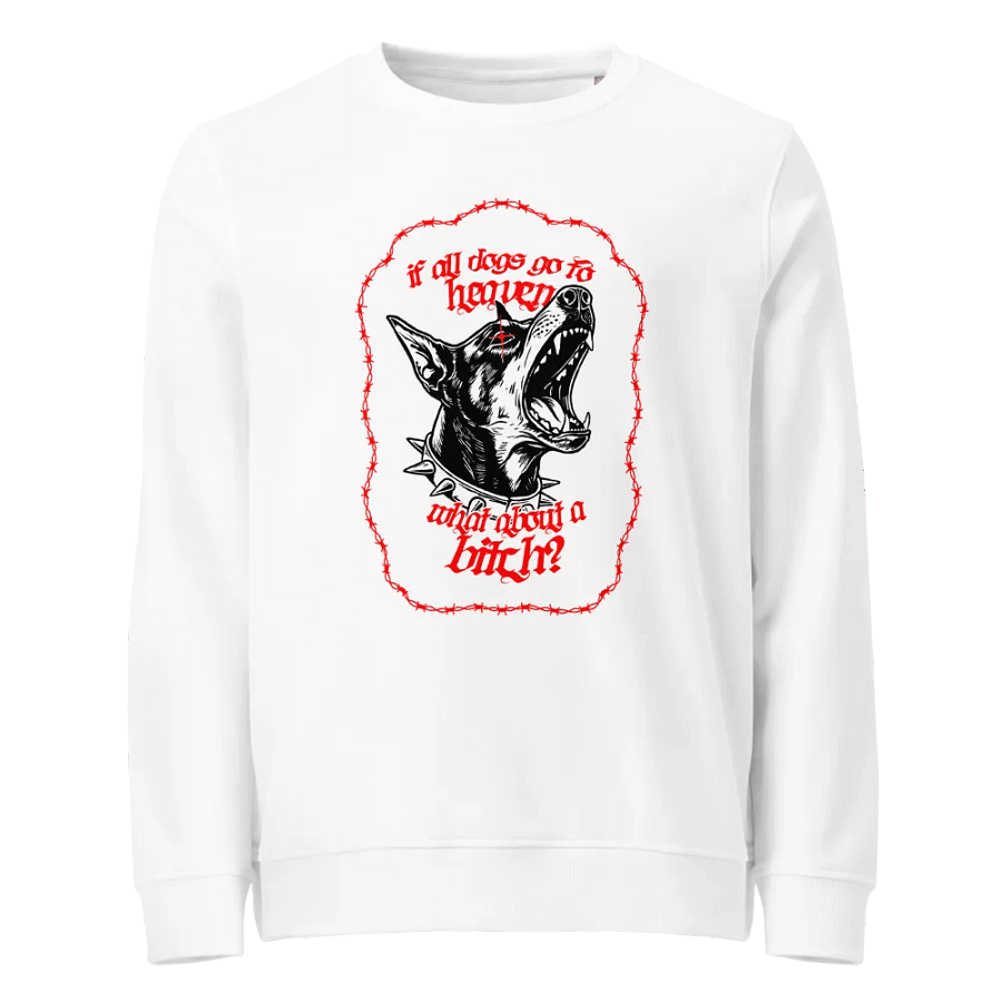 If All Dogs Go To Heaven - Red Colorway Crewneck Sweatshirt product image (1)