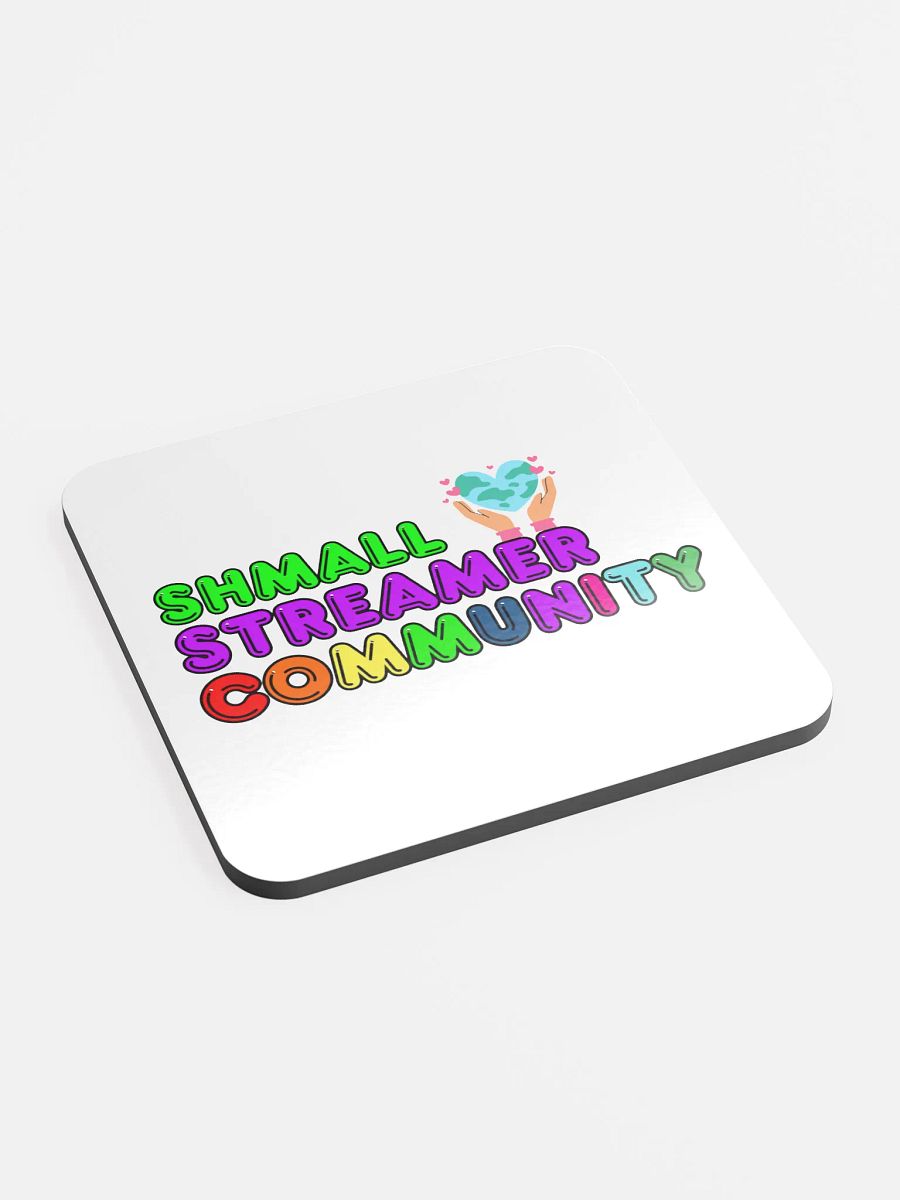 Shmall Streamer Community Glossed Cork Coaster product image (2)