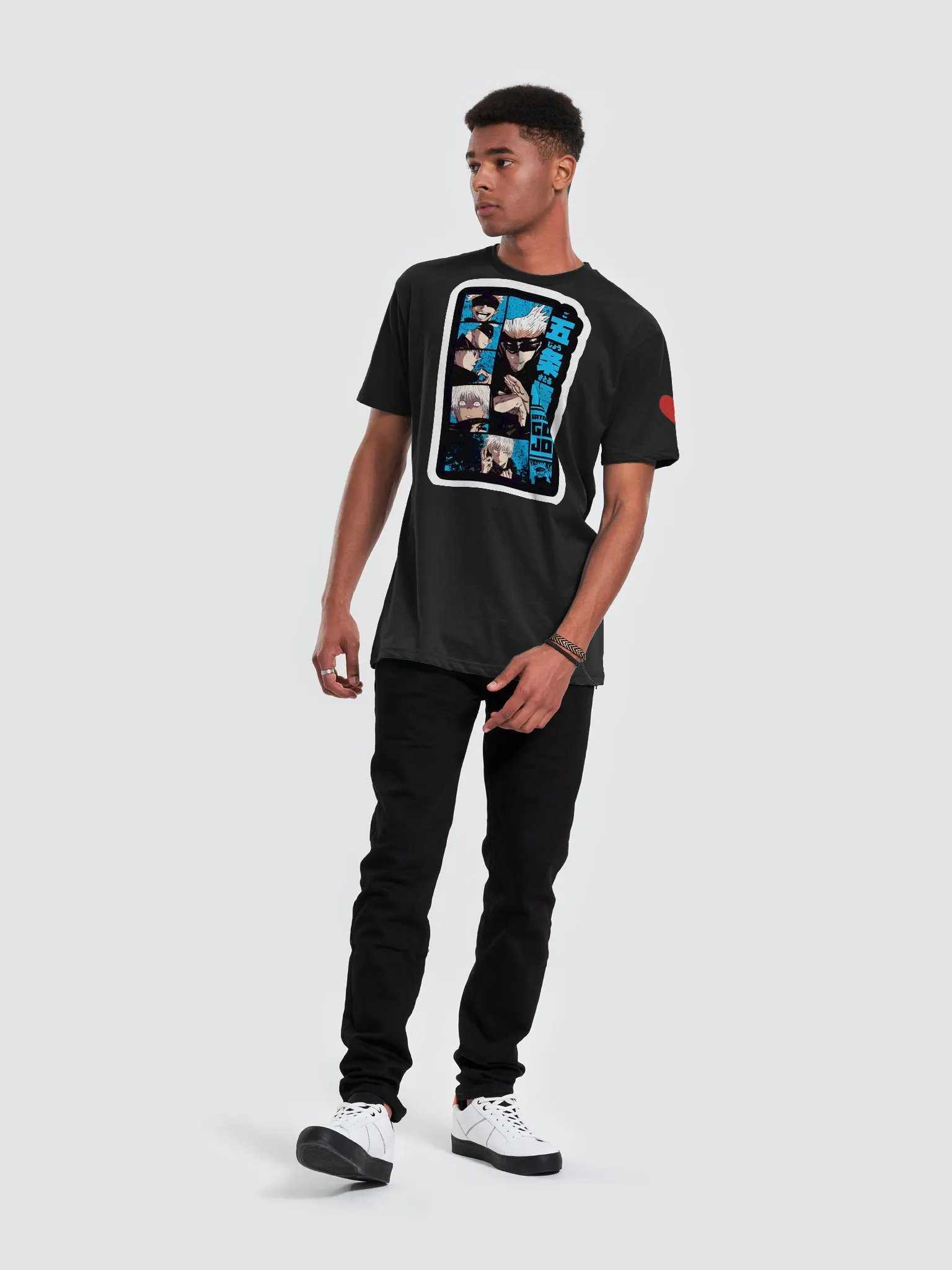 Dynamic Manga Gesture T-Shirt Gojo Satoru product image (39)