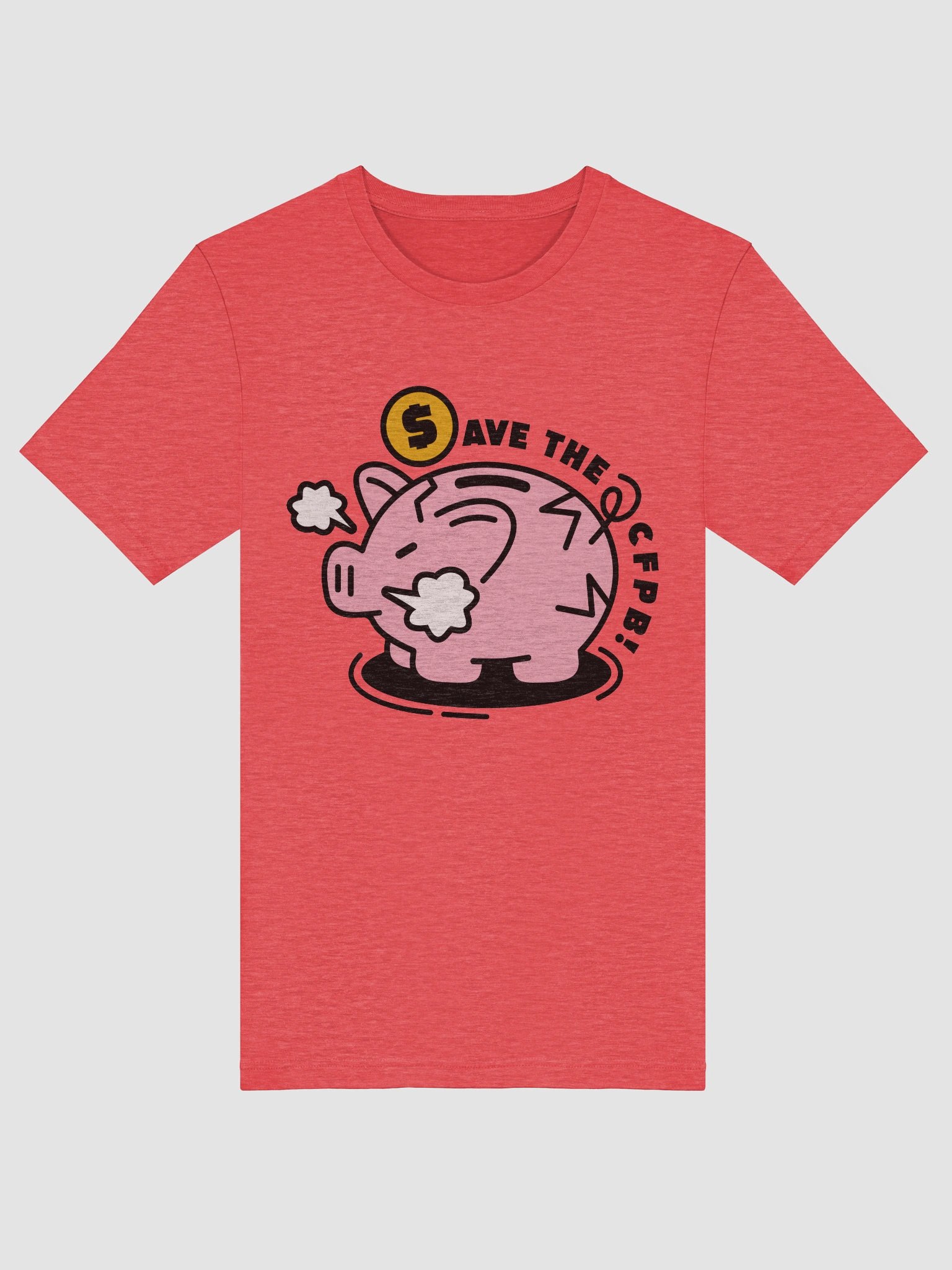 Save CFPB Piggy Bank T-Shirt product image (49)