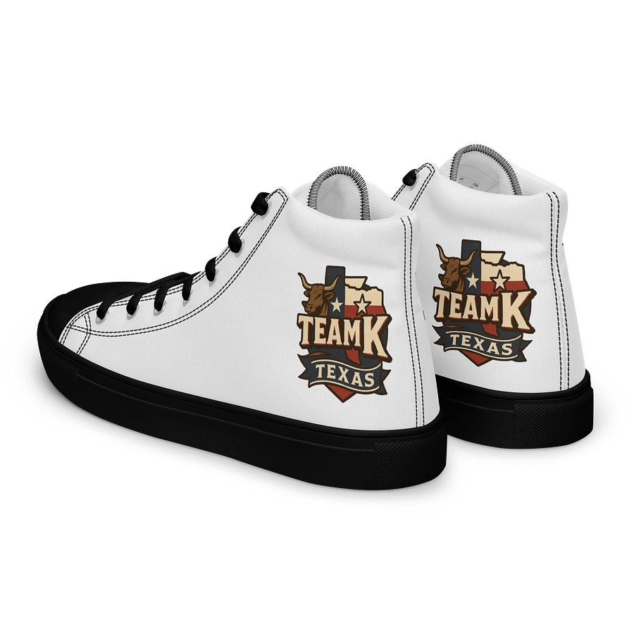 Team K Texas Women's High Top Canvas Shoes product image (8)
